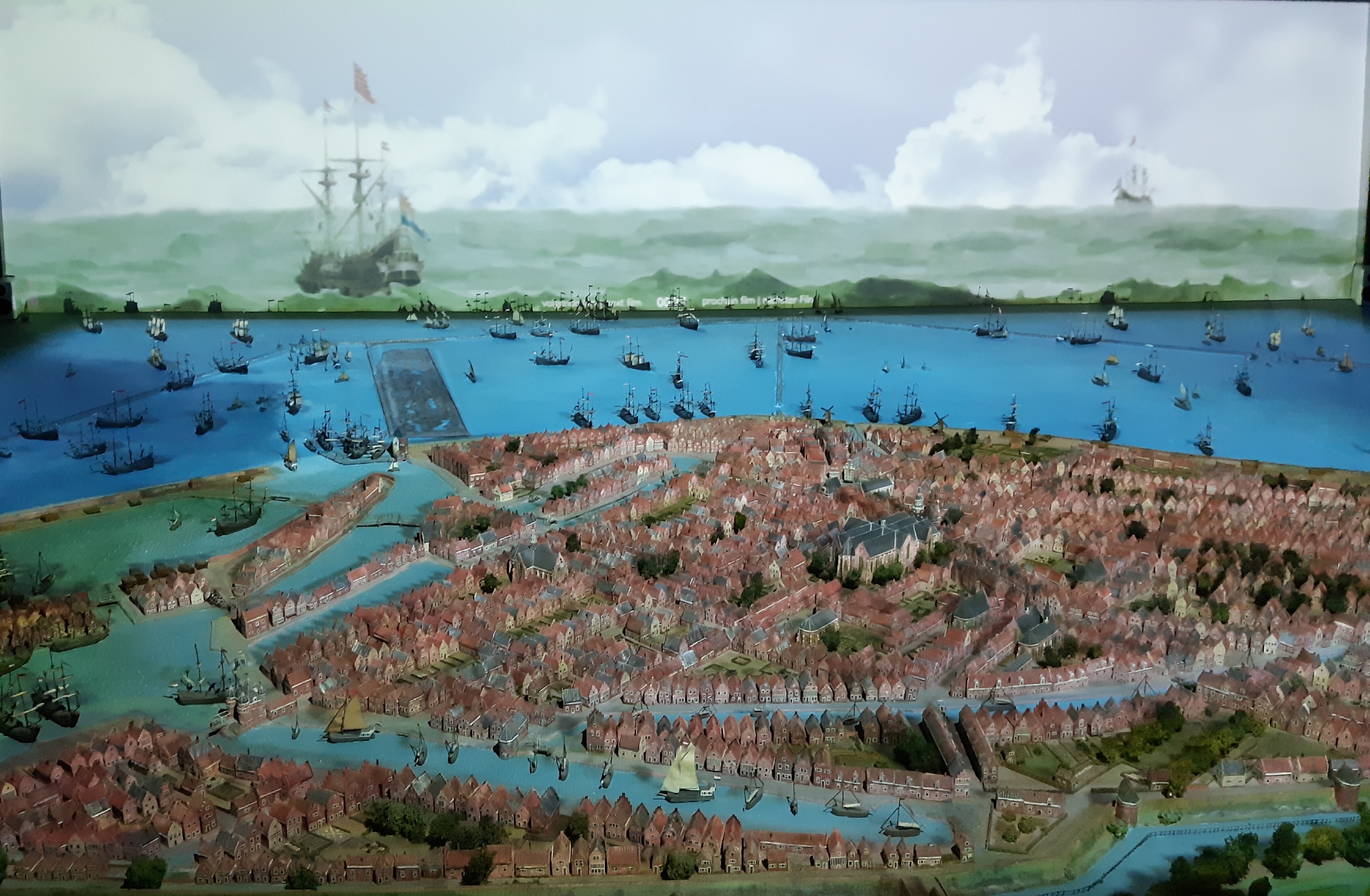 Maquette Hoorn 1650 vernieuwd