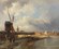 Cornelis Springer (1817 – 1891), Gezicht op Den Haag, ca. 1851 LR