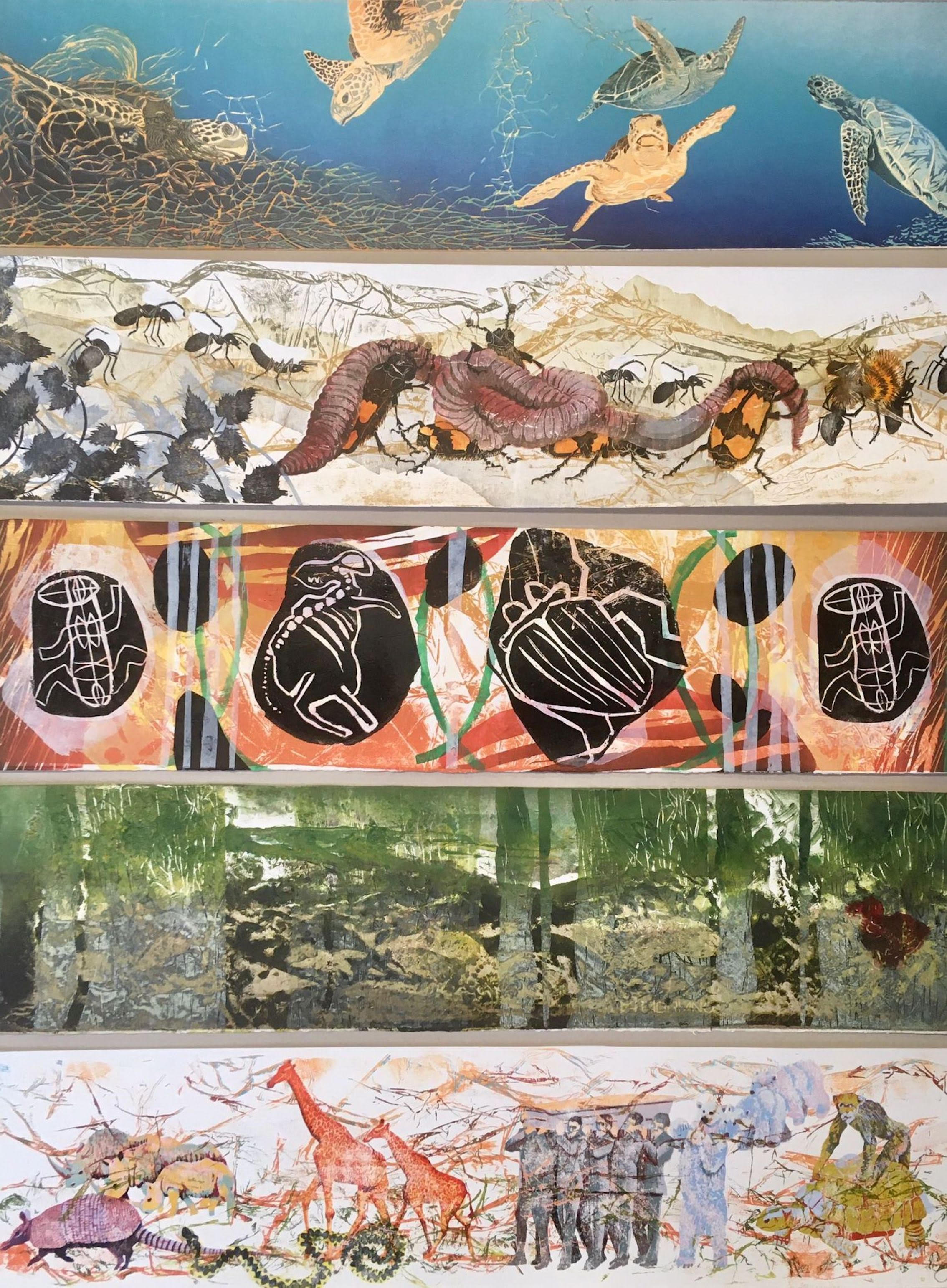 Tentoonstelling in De Boterhal: Hṑlt  ”danse macabre”