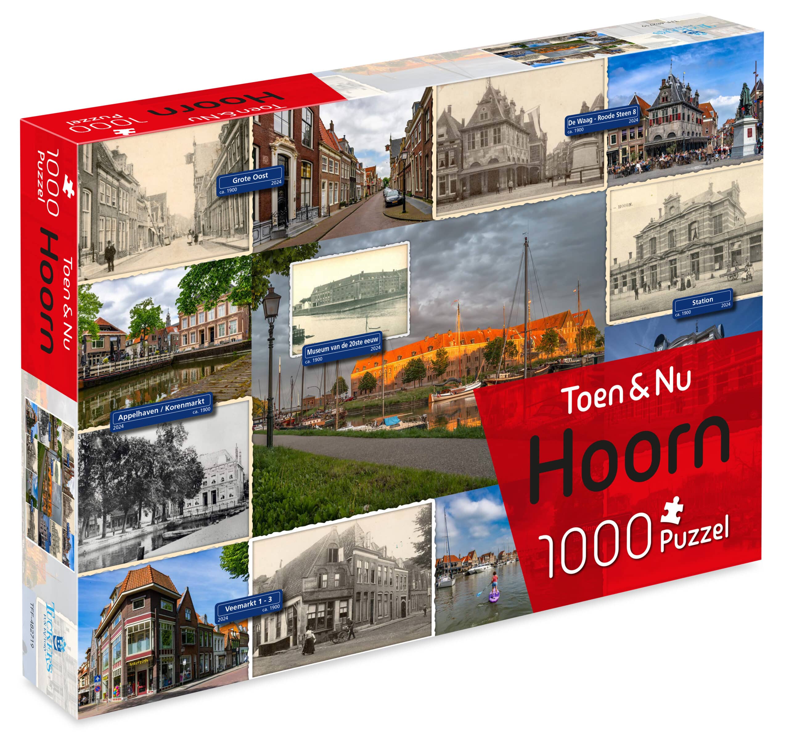 Hoorn Toen en Nu puzzel 1000 stukjes NIEUW 